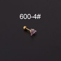 Ear Cartilage Rings & Studs Simple Style Geometric 316 Stainless Steel  Plating sku image 11