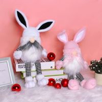 Hong Kong Love Cross-border Easter Long Leg Rabbit Doll Ornaments Cute Elf Doll Home Festival Decorative Supplies main image 4