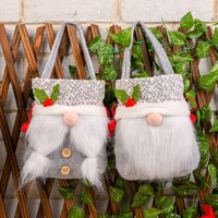 Hong Kong Love Faceless Santa Claus Gift Bag Portable Apple Bag Party Candy Bag Props Christmas Tree Decorations main image 3