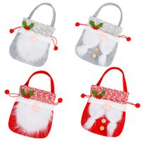 Hong Kong Love Faceless Santa Claus Gift Bag Portable Apple Bag Party Candy Bag Props Christmas Tree Decorations main image 6