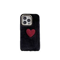 Plush Loving Heart Autumn And Winter Apple Xsmax Phone Case Xr For Iphone13pro/7/8plus Soft 12 main image 6