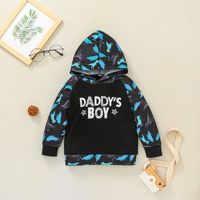 Foreign Trade 2021 Boys' Fashionable Sweater Suit Korean Style Children Printed Hooded Pullover Trousers Two-piece Suit main image 4