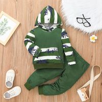 Children's Dinosaur Cartoon Sweater Trousers Two-piece Children's Clothing Wholesale main image 1