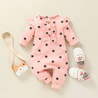 Autumn Long-sleeved One-piece Children's Clothing Europe And The United States Casual Baby Polka Dot Pit Strip Romper main image 1