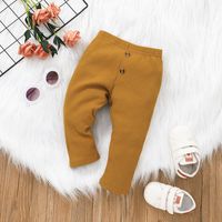 Girls' Round Neck Top And Trousers Suit European And American Printed Baby Sunken Stripe Two-piece Suit Foreign Trade In Stock Clothes For Babies main image 5