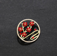 Korea Plum Brooch Trend Personality Brooch Accessories Wild Sweater Suit Pin sku image 1