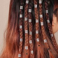 Dirty Braid Headdress Hair Extension Buckle Wig Jewelry Tube Twisted Braided Hair Ring main image 2