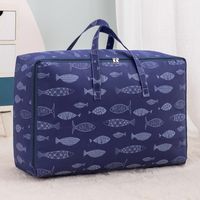 Home Seasonal Quilt Bag Cloakroom Cupboard Clothes Storage Bag Clothes Quilt Breathable Finishing Bag sku image 1