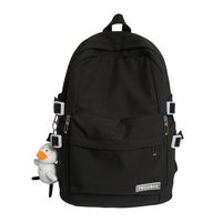 Lässige Schultasche Einfache Mode Nylon Rucksack Studentenrucksack Große Kapazität main image 6