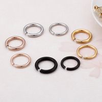 Stainless Steel 18K Gold Plated Simple Style Geometric main image 5