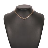 Mode Persönlichkeit Pailletten Halskette sku image 1