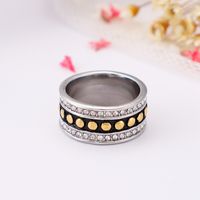 Titanium Steel 18K Gold Plated Simple Style Plating Geometric main image 5