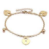 Fashion Titanium Steel 18K Gold Plated Women'S Anklet main image 2