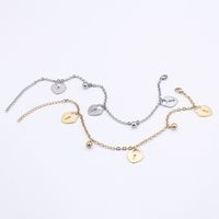 Fashion Titanium Steel 18K Gold Plated Women'S Anklet main image 5