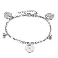 Fashion Titanium Steel 18K Gold Plated Women'S Anklet main image 6