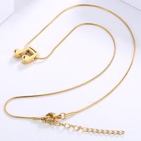 Korean Style New Note Necklace Earrings Minimalistic Temperamental Female Music Symbol Clavicle Chain Small Clear Ornament Wholesale main image 4