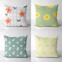 Floral Series Fashion Hugging Pillow Cover Fabric Sofa Cushion Cover Home Furnishing Pillow Case main image 3