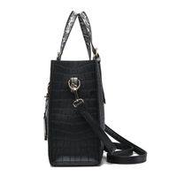 Bolso Elegante De Mujer De Moda De Patrón De Cocodrilo De Moda De Las Mujeres De Comercio Exterior Bolsos De Estilo Coreano Todo-fósforo Bandolera Sola Bolsa Portátil Bolsa Grande main image 5