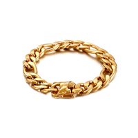 Fashion Geometric Titanium Steel 18K Gold Plated Bracelets In Bulk sku image 3