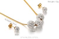 Titanium Steel 18K Gold Plated Korean Style sku image 17