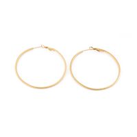 Fashion Geometric Titanium Steel 18K Gold Plated Earrings sku image 3