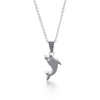 Titanium Steel 18K Gold Plated Animal Necklace sku image 3