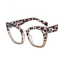 Retro Leopard Pc Cat Eye Full Frame Optical Glasses sku image 1