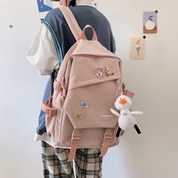 Backpack 2020 New Korean Style High School Junior High School Student Schoolbag Female Large Capacity Couple Travel Backpack Male main image 3
