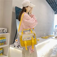 Dual-use Portable School Primary School Students One-shoulder Messenger Backpack Make-up Class Backpack main image 3