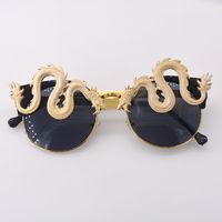 Retro Dragon-shaped Sunglasses sku image 1