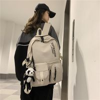 Korean Version Of Large Capacity Wild Backpack College Students Fashion Trend Couple Backpack main image 4