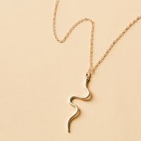 Serpentine Necklace With Rhinestones sku image 2