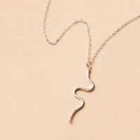 Serpentine Necklace With Rhinestones sku image 3