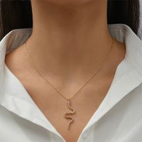 Serpentine Necklace With Rhinestones sku image 10