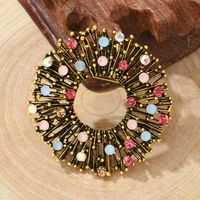 Retro Black Garland Brooch Female Corsage Retro Fashion Crystal Buckle Wholesale main image 3