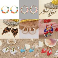 Cross-border Direct Supply Ins Special-interest Design Pastoral Style Earrings Trendy Design All-match Fashion Earrings Female Wholesale main image 2