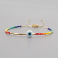 Ins Simple Bohemian Glass Eye Beads Miyuki Beaded Rice-shaped Beads Stringed Beads Ethnic Style Small Bracelet For Women main image 5
