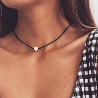 Simple Transparent Invisible Fish Line Zircon Necklace Diamond-studded Clavicle Chain Female sku image 13