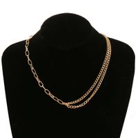 Exaggerated Chain Necklace Wholesale Creative Niche Hip-hop Style Necklace Punk Metallic Clavicle Chain main image 5