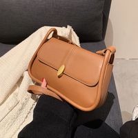 Simple Retro Bags 2021 New Fashion Winter Shoulder Women's Bag High-grade Western Style Messenger Bag All-matching Ins main image 5