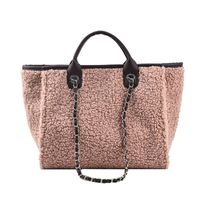 Autumn And Winter Lamb Hair Large Capacity Shoulder New Fashion Commuter Tide Portable Tote Bag main image 6