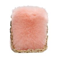 Plush Bag New Female Bag Acrylic Thick Chain Shoulder Bag main image 3