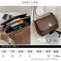 Internet Celebrity Same Retro Women's Bag Fall Winter Fashion Messenger Shoulder Messenger Bag Ins2021 New Simple Small Square Bag main image 4