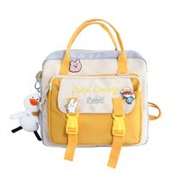 Dual-use Portable School Primary School Students One-shoulder Messenger Backpack Make-up Class Backpack sku image 4