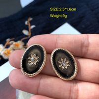 Nihaojewelry Bijoux En Gros Série Verte Émail Goutte À Goutte Glaçure Boucles D&#39;oreilles Géométriques sku image 12