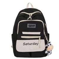 Schoolbag Female Korean High School Student Multi-layer Large-capacity Backpack Grade Five, Grade Six Junior High School Student Versatile Ins Backpack sku image 4