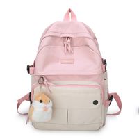 Cute Schoolbag Korean Version Of High School Students Soft Sister Japanese Primary Large-capacity Backpack sku image 4