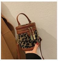 2021 New Trendy Autumn Fashion Single-shoulder Handbags Messenger Lattice Bucket Bag sku image 3