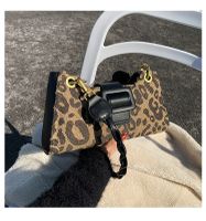 Trendy Bags Women's 2021 Autumn And Winter New Fashion Leopard Print Shoulder Underarm Bag All-match Crossbody Baguette Bag sku image 1