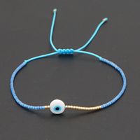 Ins Simple Bohemian Glass Eye Beads Miyuki Beaded Rice-shaped Beads Stringed Beads Ethnic Style Small Bracelet For Women sku image 7